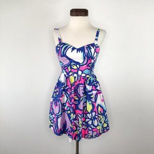 Lilly Pulitzer Christine Dress Catwalking Neon Flo